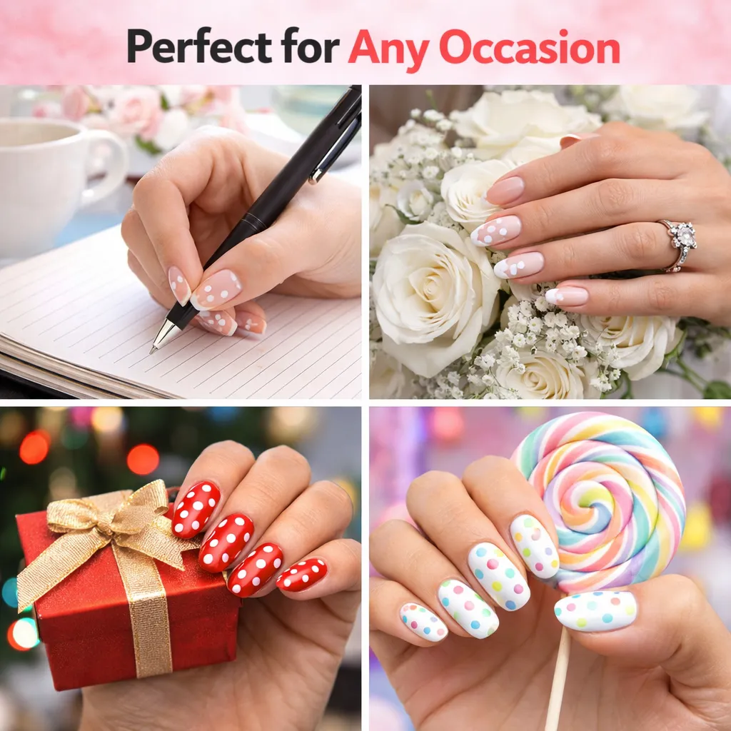 Polka Dot Nail Designs