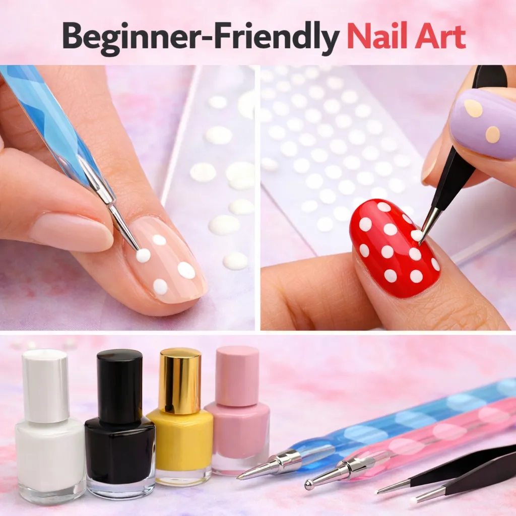 Polka Dot Nail Designs