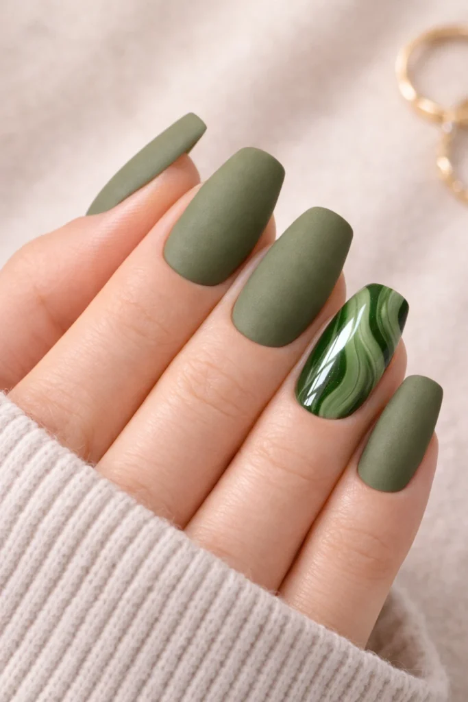 Green Nail Designs