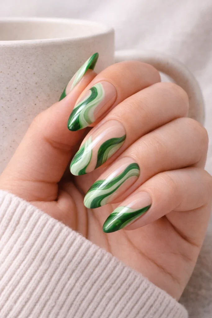 Green Nail Designs