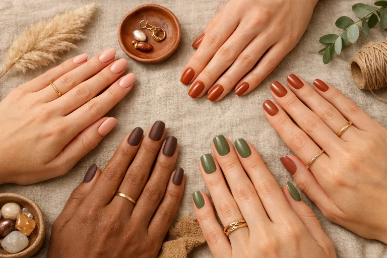 Earthy Nail Ideas