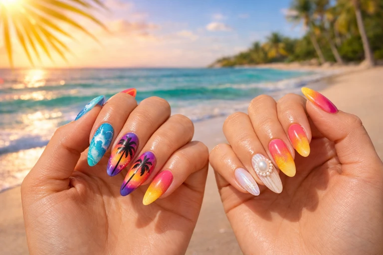 beach nails