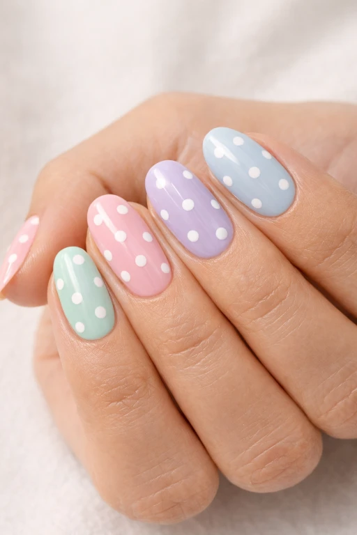 Polka Dot Nail Ideas