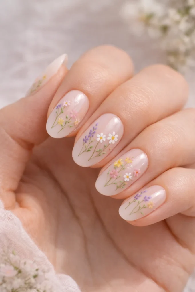 Wildflower Nail Designs