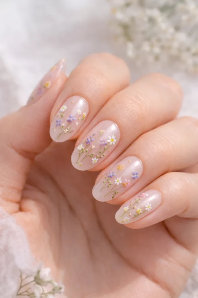 Wildflower Nail Designs