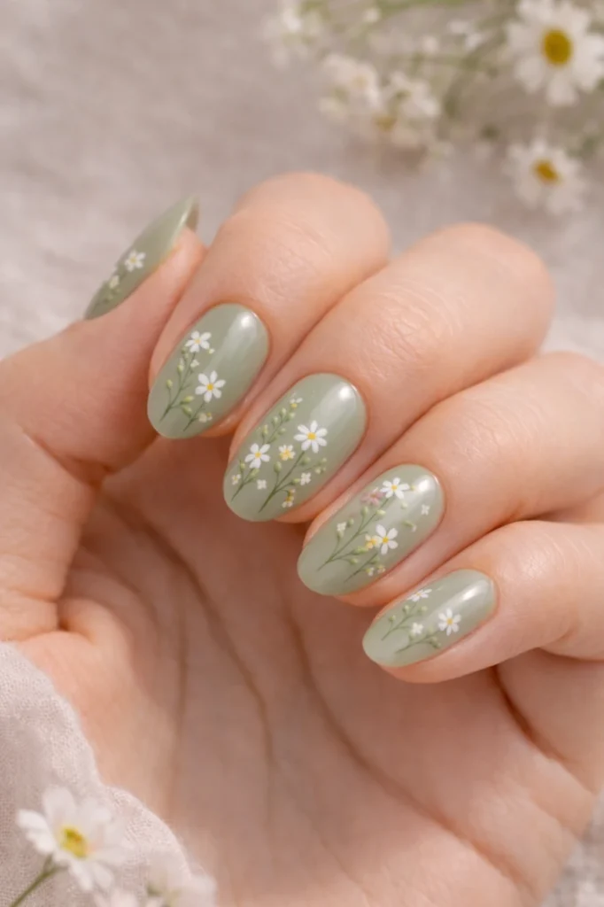 Wildflower Nail Designs