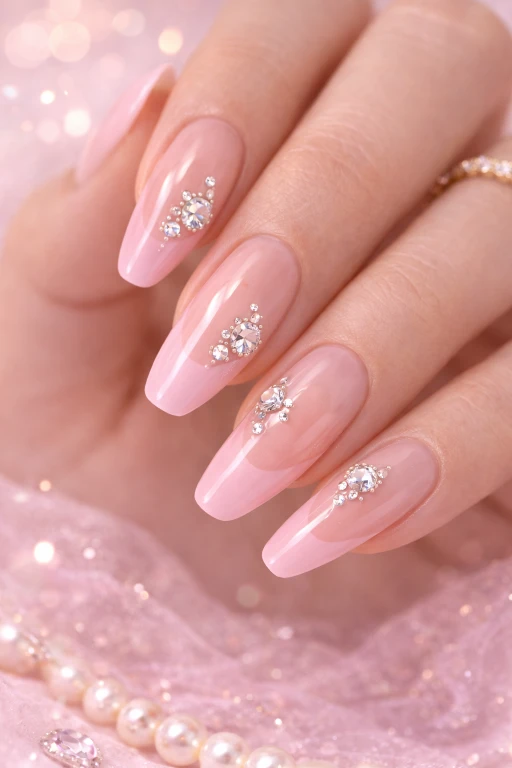 Pink French Tip Nails