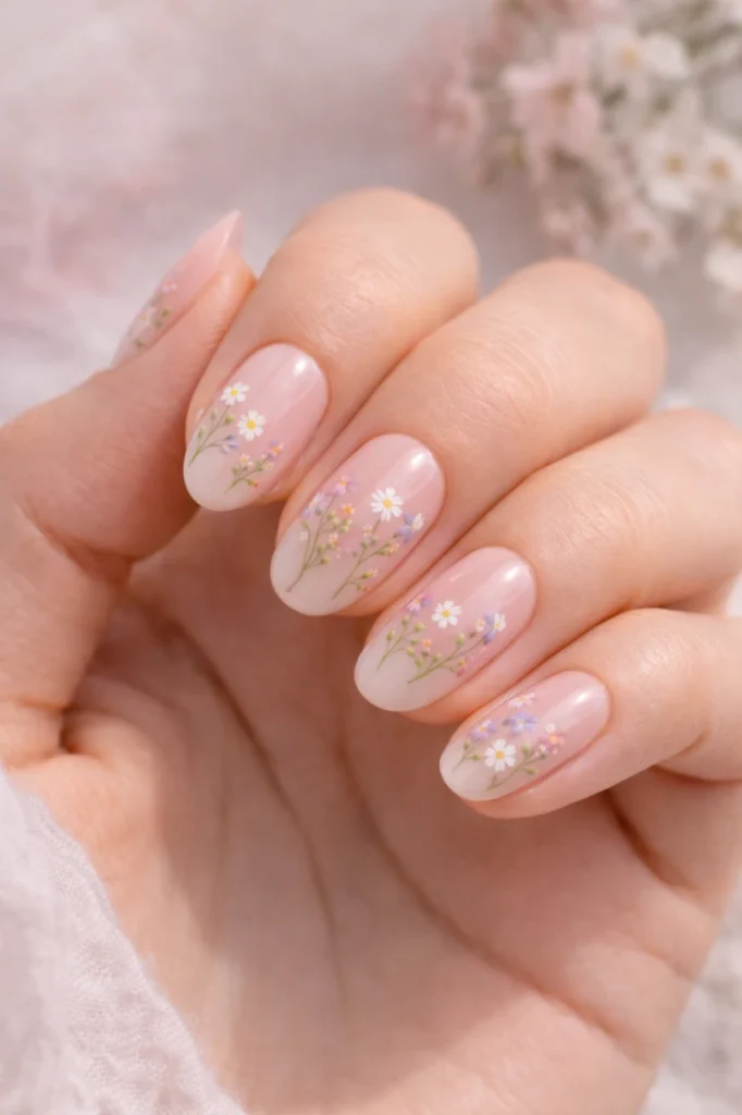 Wildflower Nail Designs