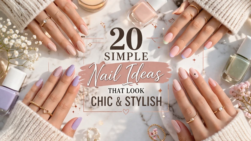 20 Simple Nail Ideas That Look Chic and Stylish